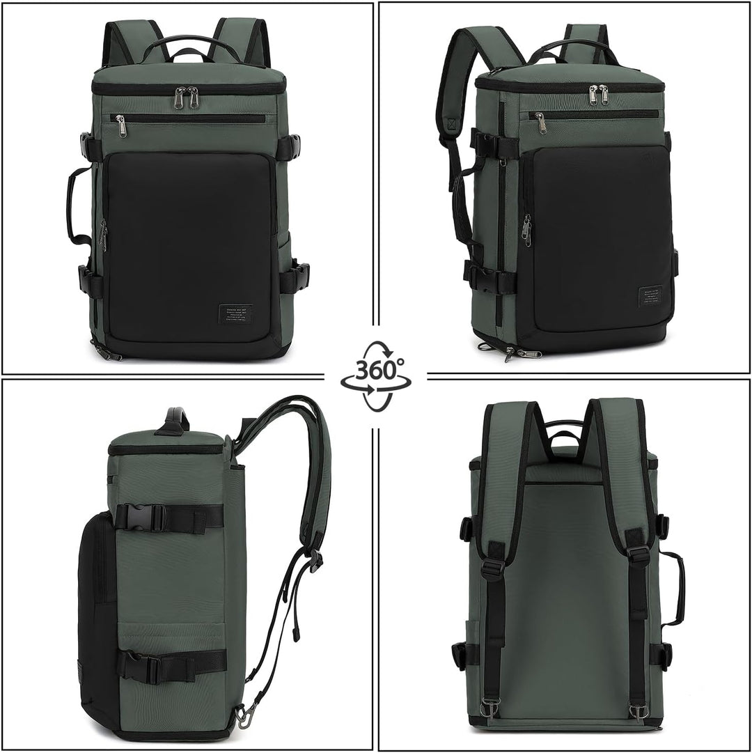 Sporttasche, Rucksack, 4-Wege, wasserdicht, mit Schuhfach für Reisen, Sport, Wandern, Laptop, Busine