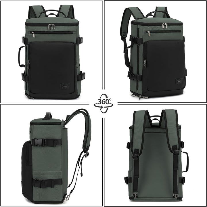 Sporttasche, Rucksack, 4-Wege, wasserdicht, mit Schuhfach für Reisen, Sport, Wandern, Laptop, Busine