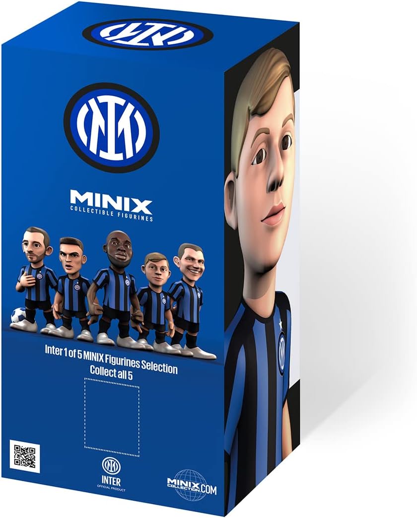 MINIX - Inter de Mailand – Nicolo Barella 23 – #124 – Sammelfigur, 12 cm