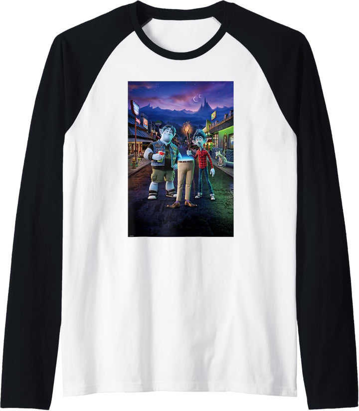 Poster mit Gruppenfoto von Disney Pixar Onward Raglan