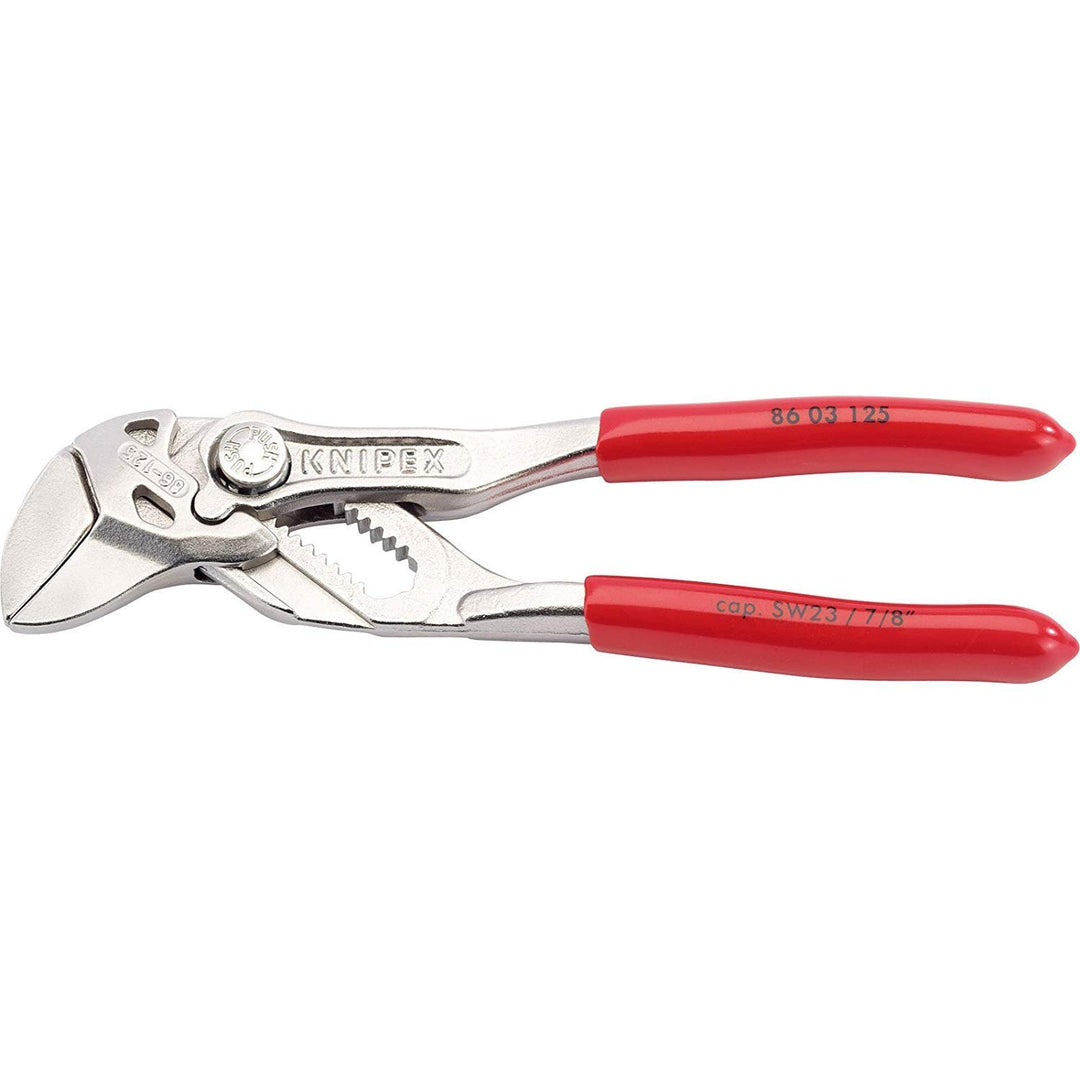 DRAPER 34057 KNIPEX Zange Schraubenschlüssel, rot, 53974 125 mm Rot, 125 mm Rot