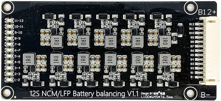 TECNOIOT 1 STÜCKE 12 S 1,2 A Li-Ion Lifepo4 Lithium Batterie Aktiver Equalizer Balancer Induktives B