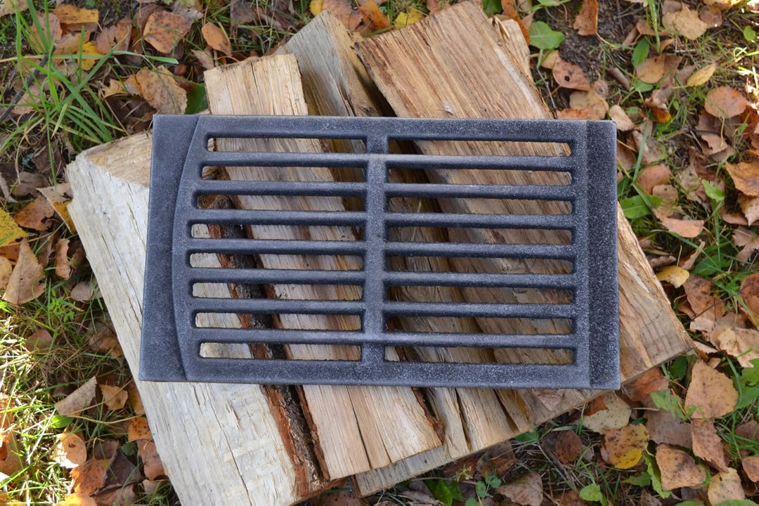 SEZAM 33 x 19 cm Gussrost Ofenrost Ascherost Gussrost Verschiedene Durchmesser, Kaminrost passend Ka