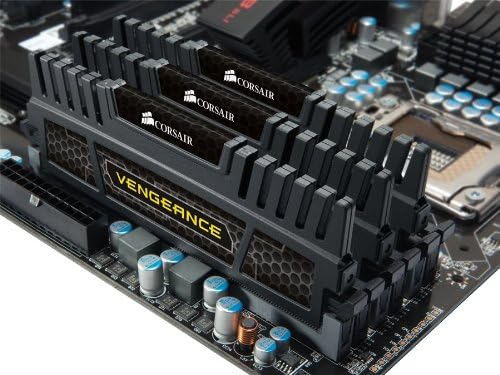 Corsair CMZ12GX3M3A1600C9 Vengeance 12GB (3x4GB) DDR3 1600 Mhz CL9 XMP Performance Desktop Memory Sc