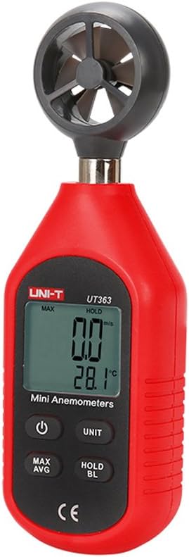 Unit 530134372 Mini-Anemometer, digital, Rot