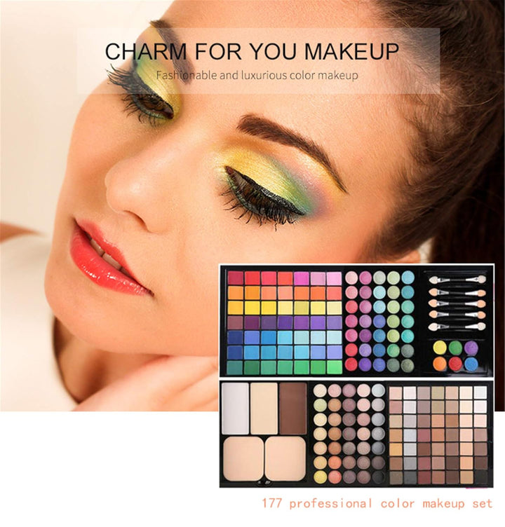 FantasyDay 177 Farben Multifunktions Exquisite Kosmetik Geschenkset Make-up Schmink Kit für Gesicht,