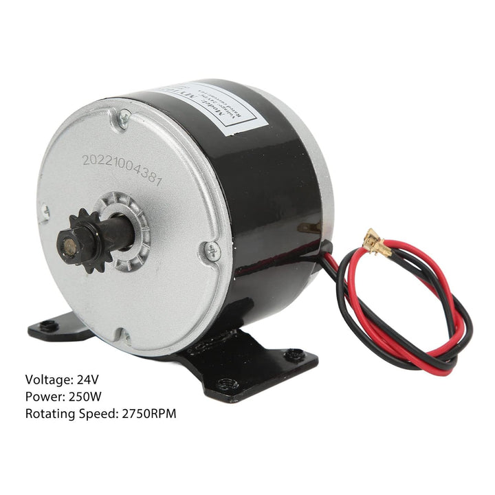 Wisecoco Gebürsteter Elektromotor, 24V 250W Elektrofahrrad, Gebürsteter Motor, Elektroroller, Hochge