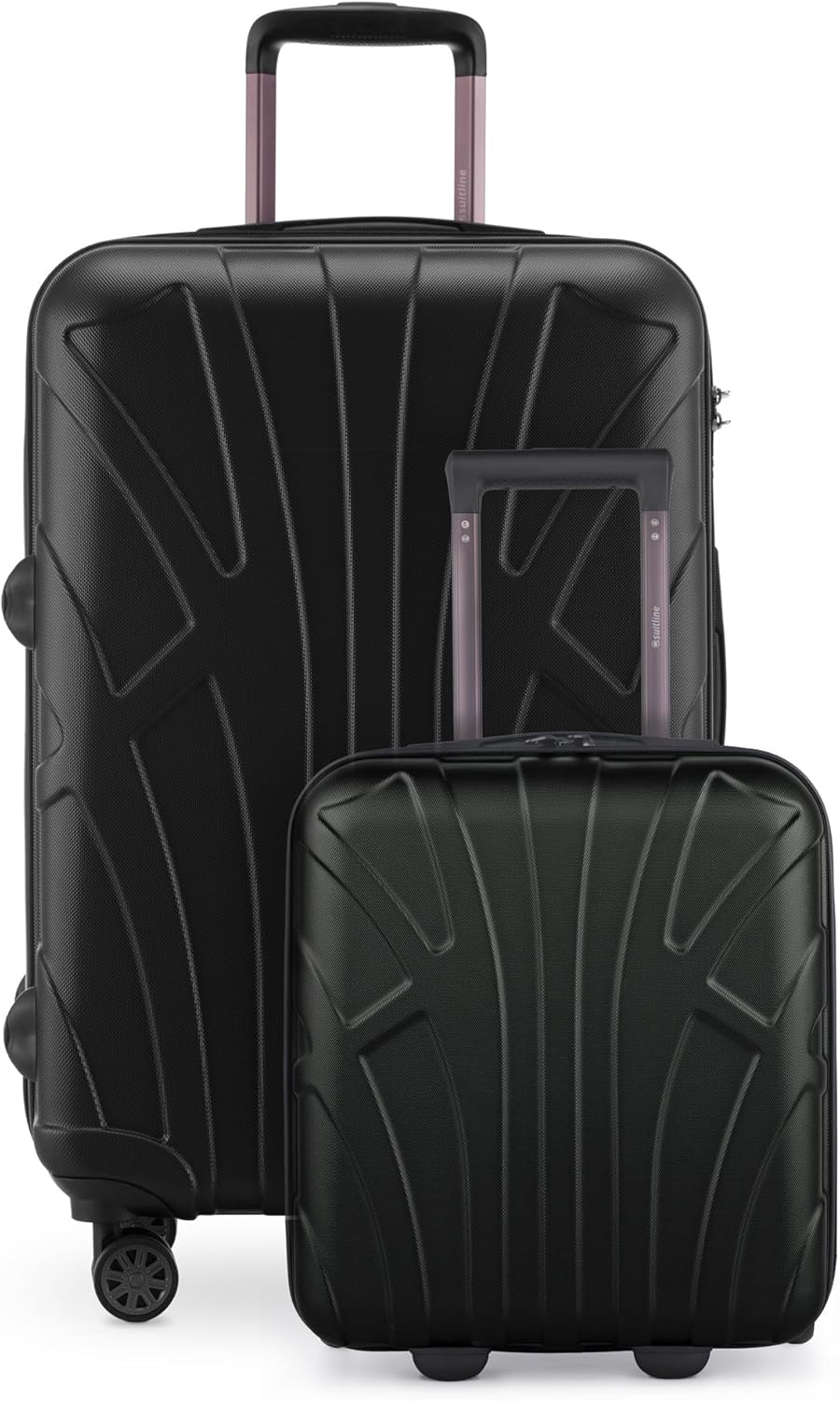 Suitline - 2er Koffer-Set Trolley-Set Rollkoffer Hartschalen-Koffer Reisekoffer, TSA, (66 cm, 76 cm)