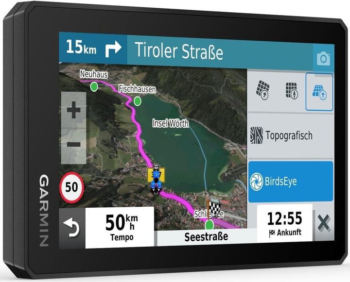 Garmin zūmo XT – wasserdichtes Motorrad-Navi für On- & Offroad mit ultrahellem 5,5“ (14 cm) HD-Touch