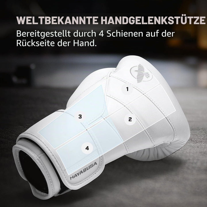 Hayabusa T3 Kanpeki Bokshandschoenen 16oz Weiss, 16oz Weiss