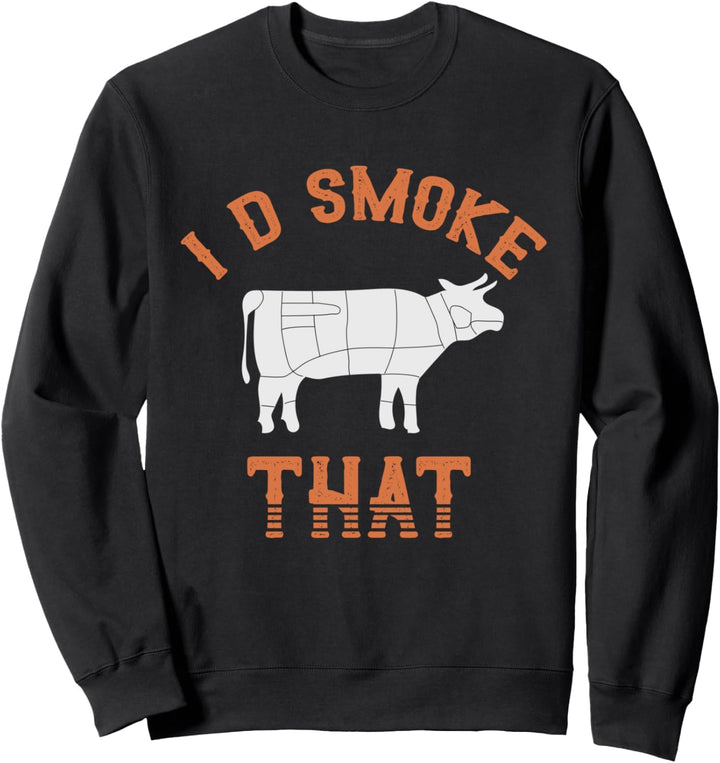 Rindfleisch Grillparty BBQ Grillmeister Lustiges Grillen Sweatshirt