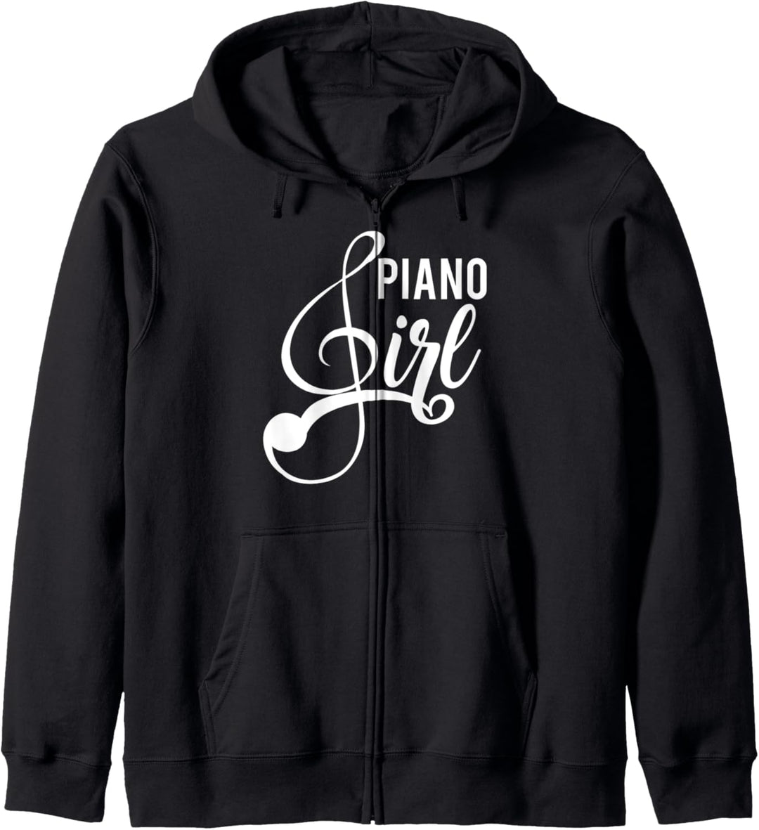 Cute Piano Girl Design, Pianist Piano Player Gift Idea Kapuzenjacke