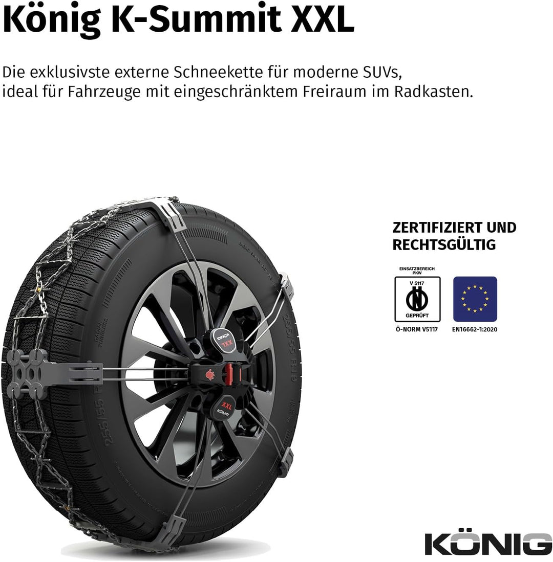 KÖNIG K-Summit XXL K77 - Schneeketten, XXL K77