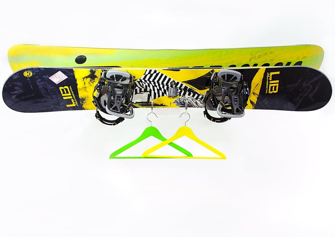 WANDKINGS BOARDPOD Twin, 2-Fach Wandhalter für 2 Wakeboards, Kiteboards, Snowboards, Longboards, Ska