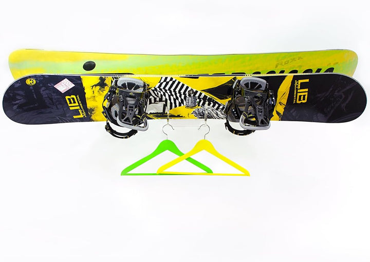 WANDKINGS BOARDPOD Twin, 2-Fach Wandhalter für 2 Wakeboards, Kiteboards, Snowboards, Longboards, Ska