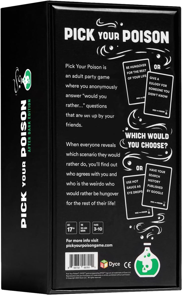 Pick Your Poison - The What Would You Rather Do? Party Game [After Dark Edition]- English Language E
