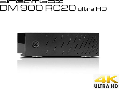 Dreambox DM900 RC20 UHD 4K 1x DVB-S2X FBC MS Twin Tuner 1TB HDD E2 Linux PVR Receiver 1 TB HDD 1x DV