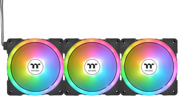 Thermaltake SWAFAN EX14 ARGB PC Cooling Fan  TT Premium Edition 3 Fan  Pack 140mm Schwarz, 140mm Sch