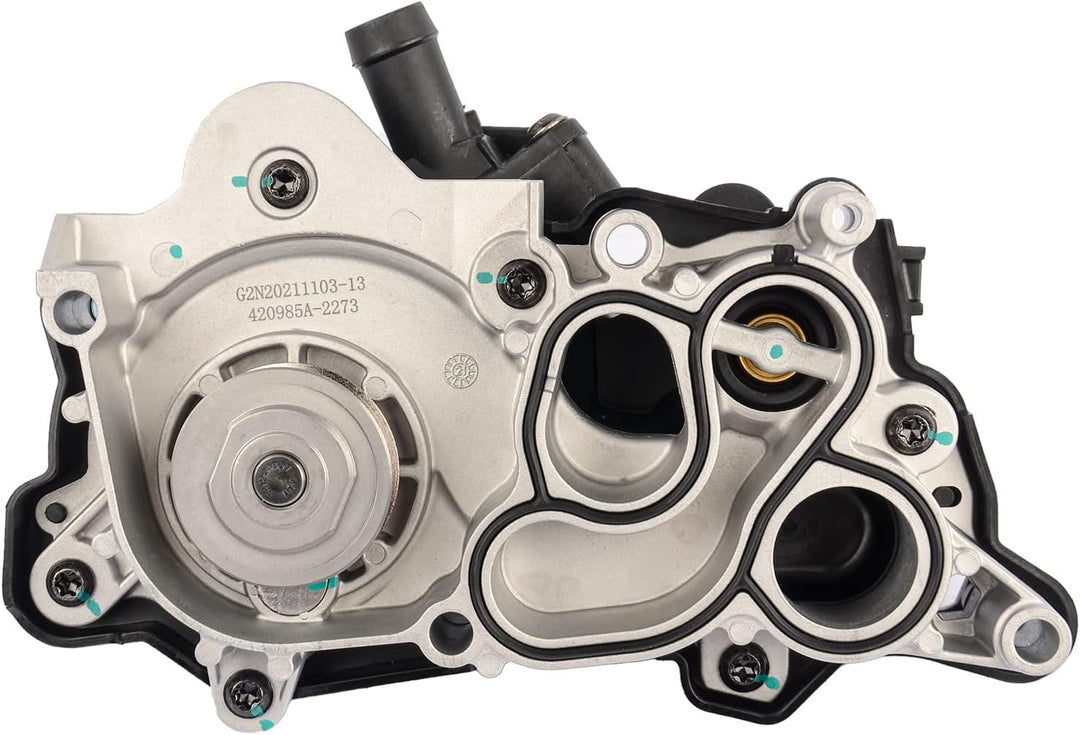 Flynsu 4 Röhren Kühlmittelpumpenthermostat mit Wasserpumpe 04E121600AL 04E121600H 04E121600K 04E1216