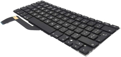 Padarsey Tastatur mit Hintergrundbeleuchtung für MacBook Pro 15 Zoll A1398 2013 2014 2015 Retina W/S