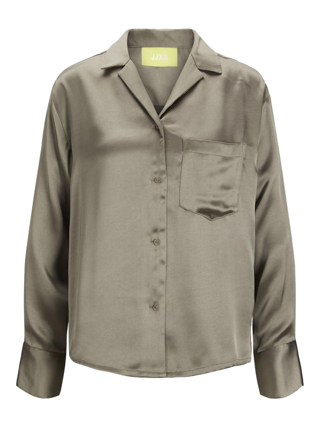JACK & JONES Damen Jjxx Jxeva Ls Comfort Satin Shirt Noos Bluse XS Brindle, XS Brindle