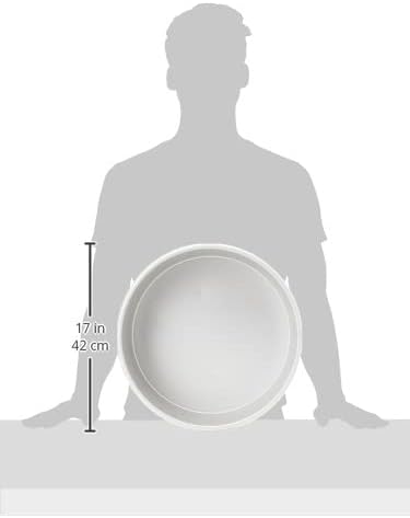 PME RND134 Runde Backform aus eloxiertem Aluminium, 330 x 102 mm, 33 cm 33 x 33 x 10 cm, 33 x 33 x 1
