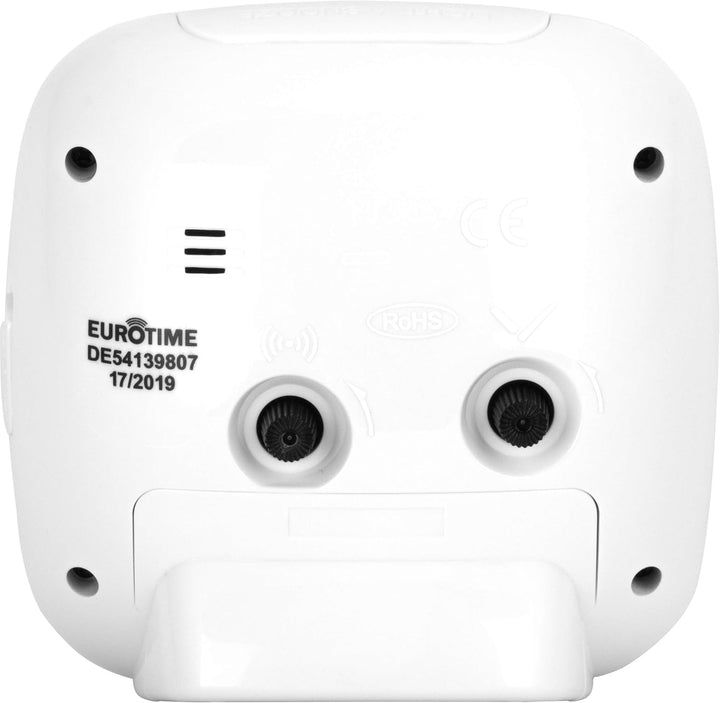 Eurotime Wecker Jungen Polizei Notruf Polizist, Kinderwecker, Hellblau Blau, Kunststoffgehäuse und K