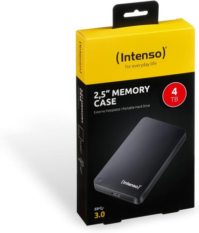 Intenso Memory Case Portable Hard Drive 5TB, tragbare externe Festplatte - 2,5 Zoll, 5400 U/min, 8 M