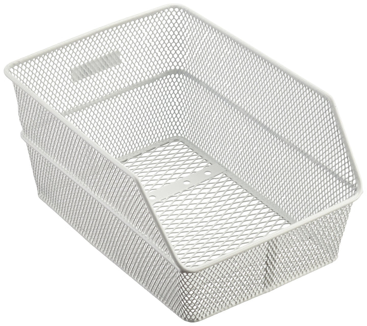 Basil Fahrradkorb Cento S, 36 cm x 26 cm x 18 cm Weiss Single, Weiss Single