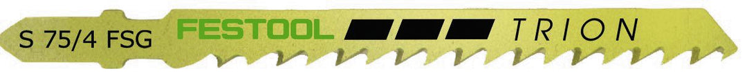 Festool Stichsägeblatt für Holz S 75/4 FSG 5X (Schnitttiefe 55mm, gewelltes Blatt), 499476, 5er Pack