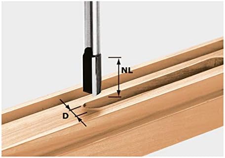 Festool Nutfräser HW S8 D14/20 14 x 20 mm HW, 14 x 20 mm HW