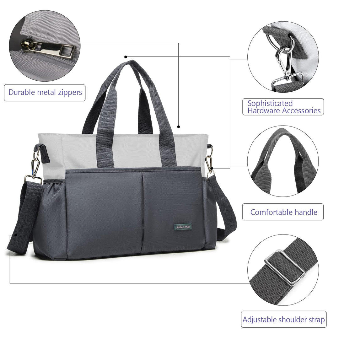 ROYALFAIR Baby Wickeltasche Klein für Unterwegs Reise Wickeltasche Bote Messenger mit Isoliertasche