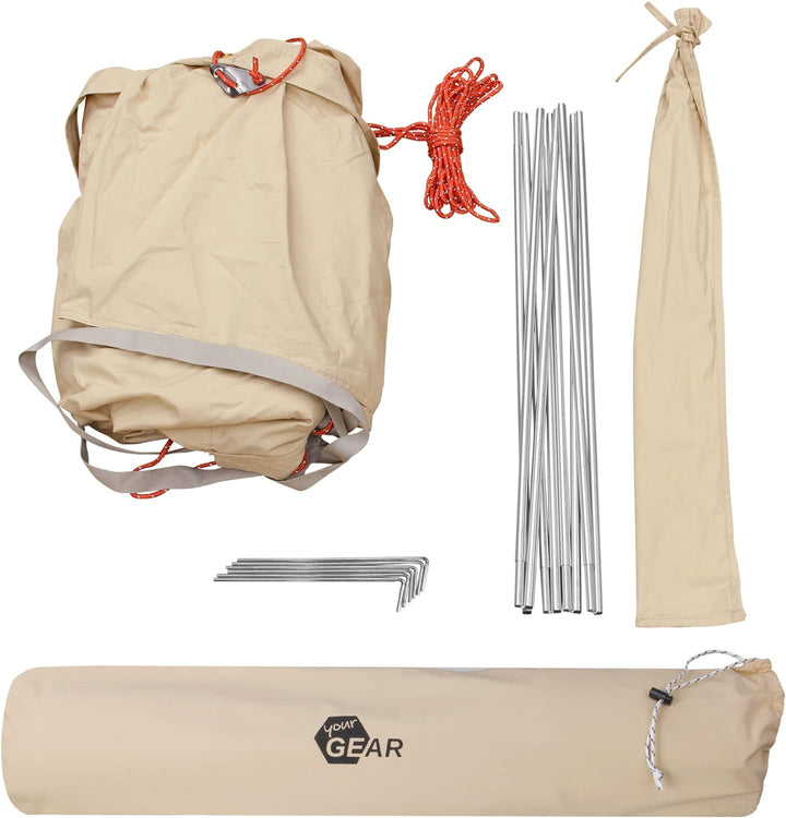 your GEAR Canopy Porch Desert Pro 8/10 - Universal Vorzelt/Vordach 300x140x195 cm