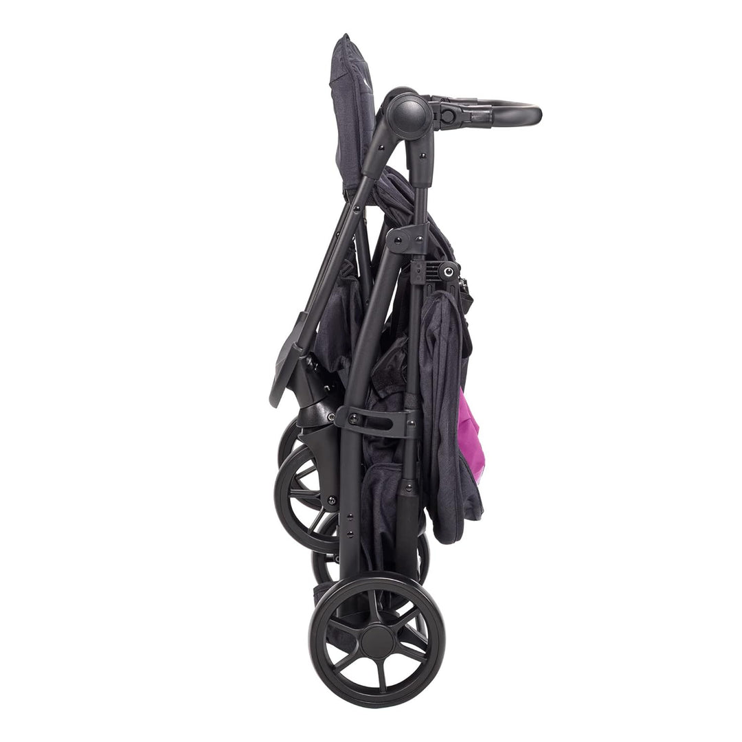BABYGO Kinderwagen 3 in 1 Styles - Sportaufsatz und Wanne jeweils separat und Auto-Babyschale - Wick
