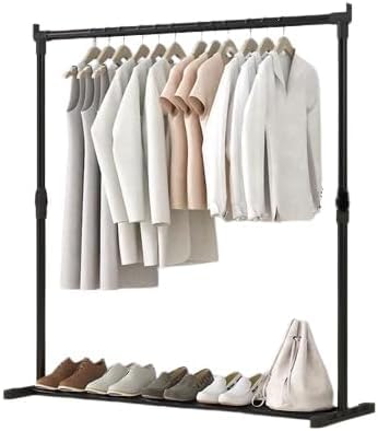 AQRA kleiderständer,offener kleiderschrank mit höhenverstellbarem Regalböden und kleiderstange,kleid