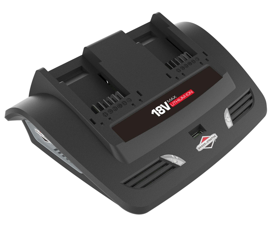 Briggs & Stratton 1697084 18V Lithium-Ionen-Akku Dual-Ladegerät (für Murray 18V) Zweifach-Ladegerät,