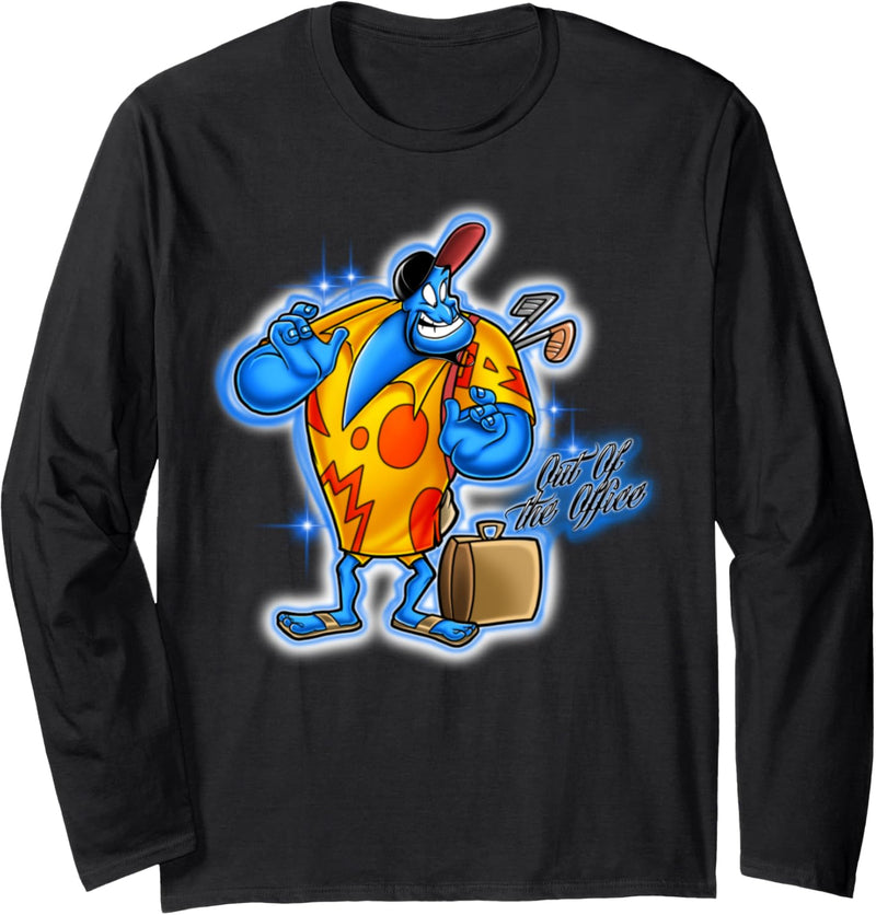 Disney Aladdin Genie Out Of The Office Langarmshirt