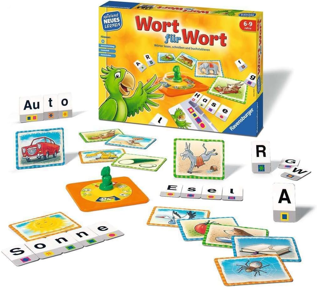 Ravensburger 24955 - Wort für Wort - Spielen und Lernen für Kinder &amp; 24976-1x1 Drachen - Lernspiel f