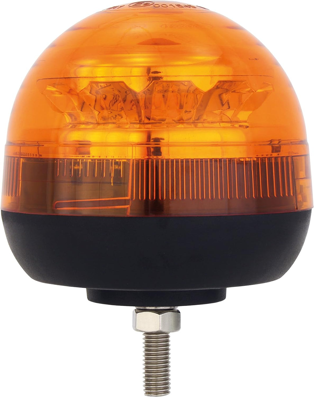 AdLuminis LED Rundumleuchte Orange Mit Aufschraubsockel M12 Gewinde, 12V und 24V Spannung, Blinkleuc