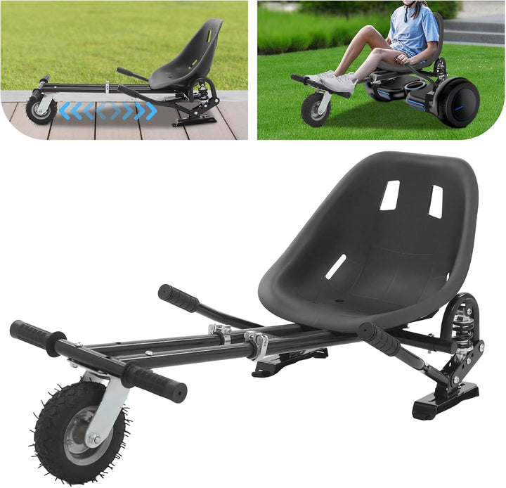 Hoverboard Sitz Verstellbarer für Self-Balance Scooter mit Frontreifen für 6.5"-10" Hoverboards, Uni