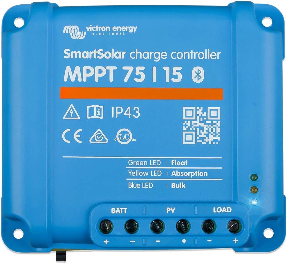 WATTSTUNDE SOLA Mono 100W Wohnmobil Solaranlage Komplett-Set, Victron MPPT Laderegler, Monokristalli