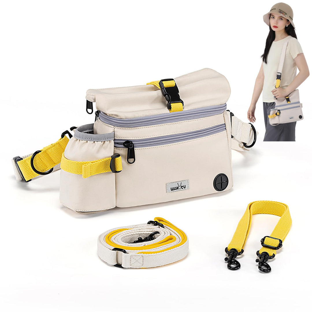 wakytu Hundeleckerli-Beutel für Training Leckerli-Tasche-Taillengurt zum Wandern Laufen, Verstellbar