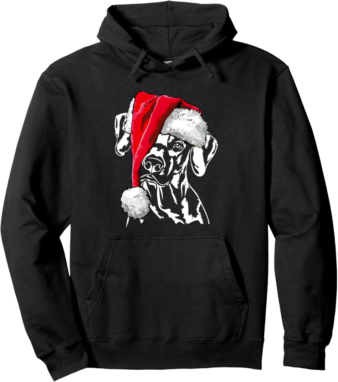 Rhodesian Ridgeback Weihnachtsmann Weihnachten Hunde Pullover Hoodie