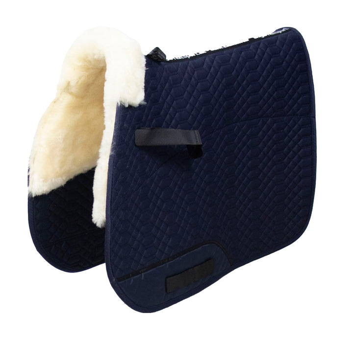 Engel Reitsport Lammfell Schabracke Half Lined SCHABRA1-VSS-MAR-MED Steppstoff Marineblau Fell med.
