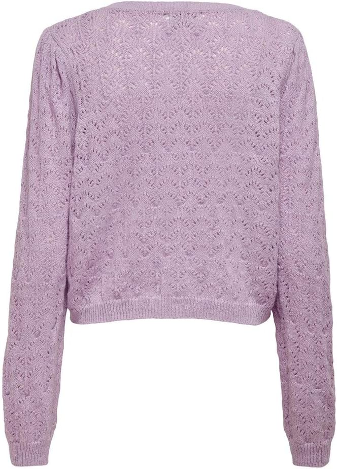 ONLY Damen Strickjacke Malou helllila L