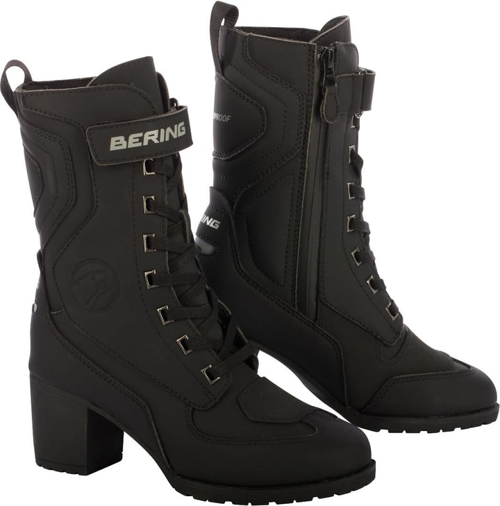 Bering Leonarda 2 Stivali Moto Donna wasserdichte Sportschuhe, schwarz, Grösse 37