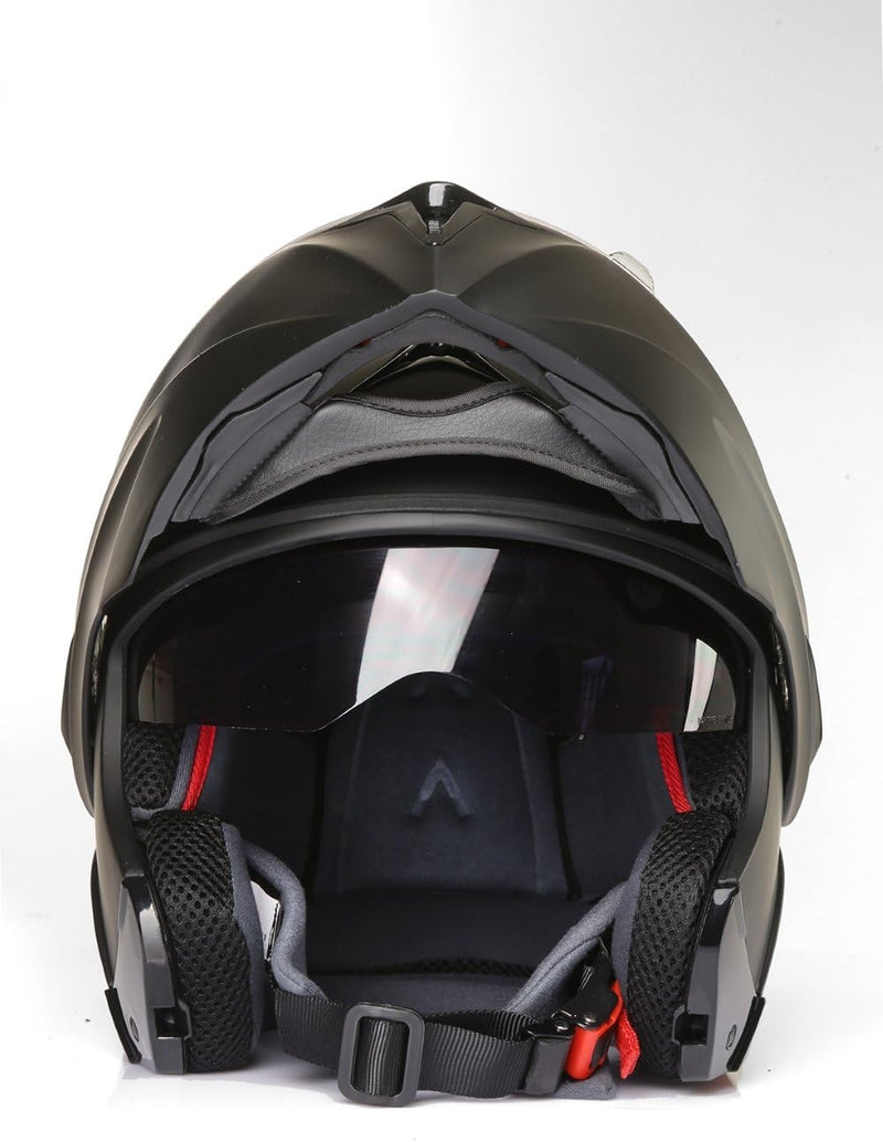 Klapphelm Integralhelm Motorradhelm CMX Vader matt schwarz mit Ersatzvisier