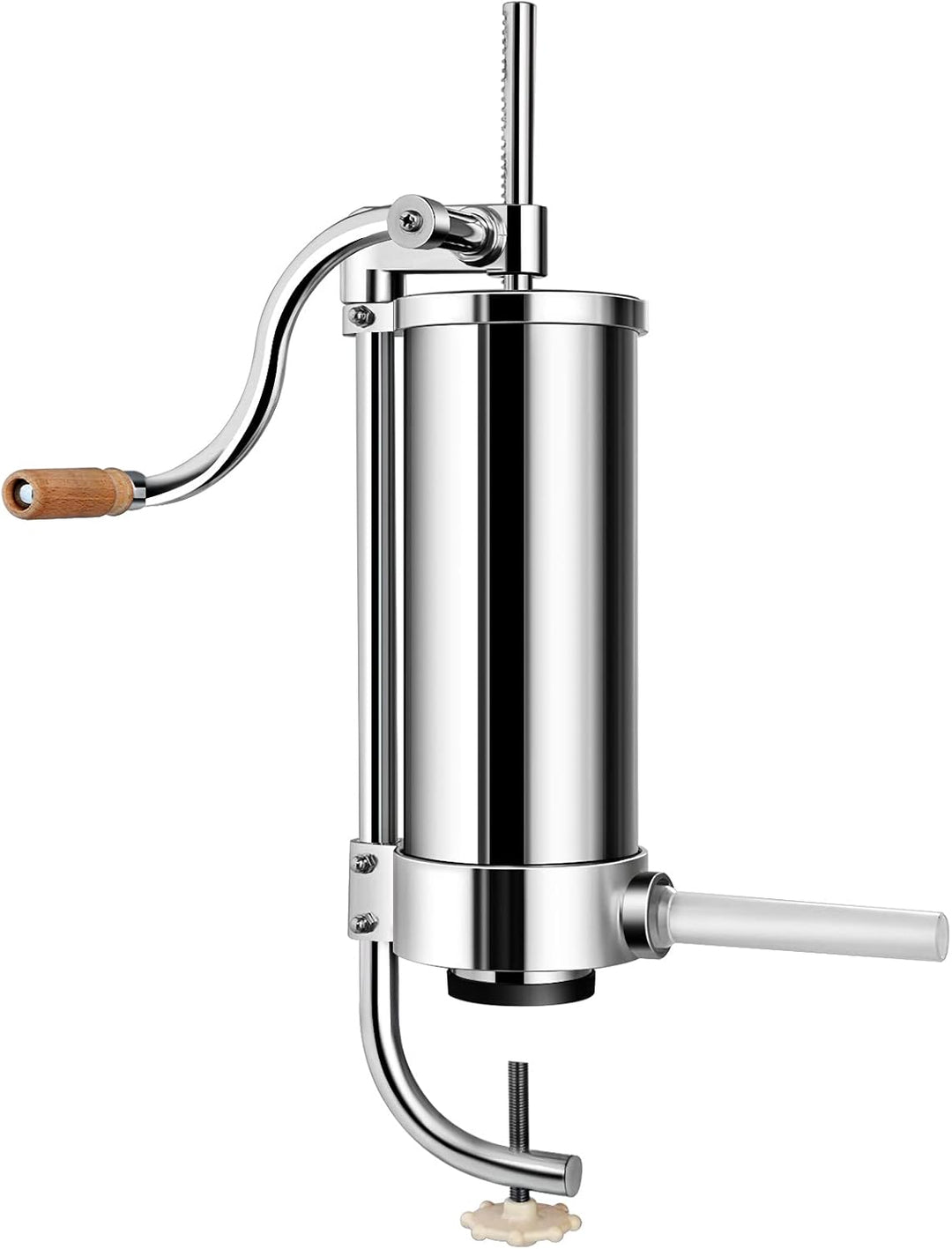GIANTEX Wurstfüller 1,5L/3L/3,6L/6L, Manuelle Wurstmaschine Wurstfüllmaschine, Wurstspritze aus Edel