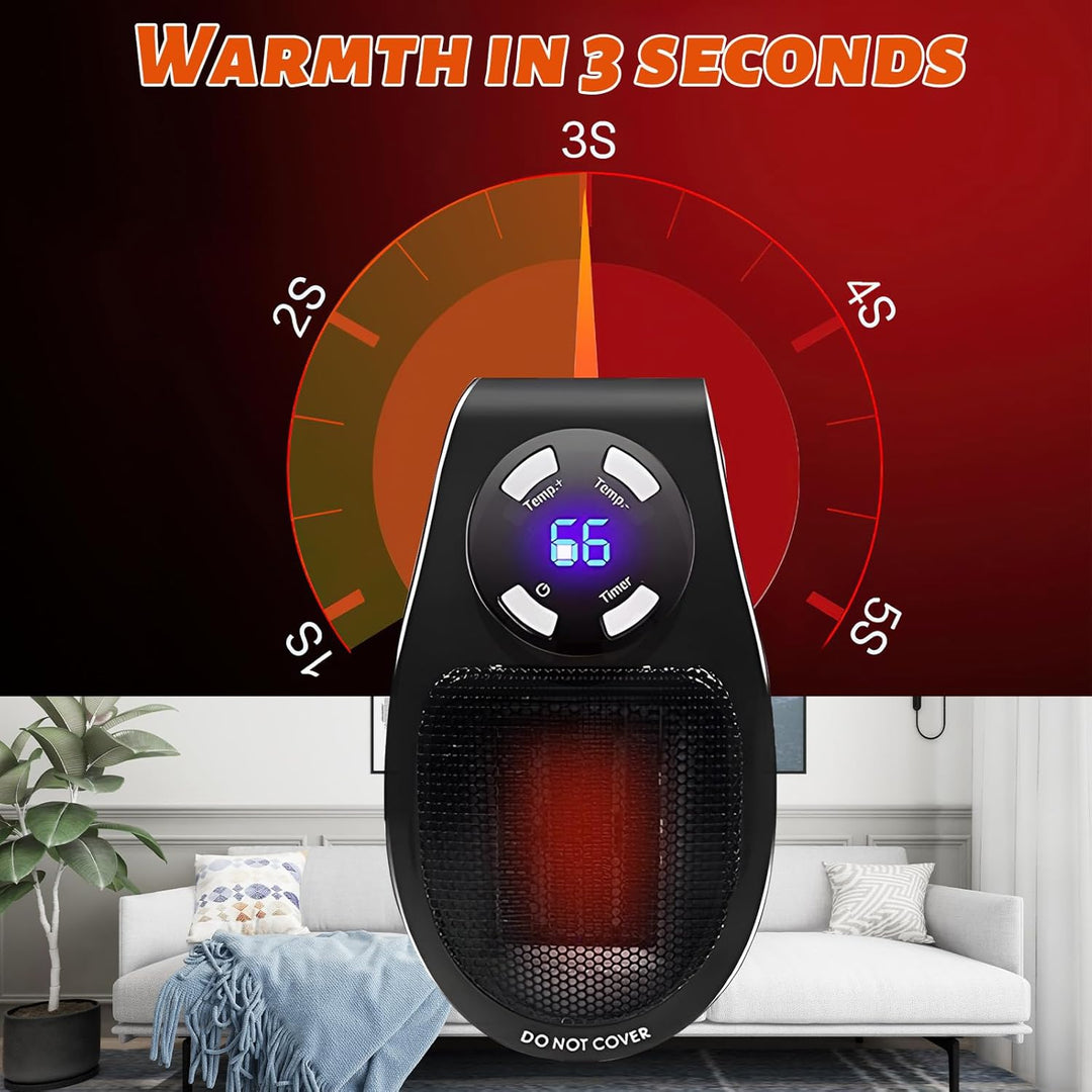 Keramik Heizlüfter Hillylolly 500w Heizlüfter Steckdose Heizlüfter, mini Heizlüfter wärme, Elektrohe