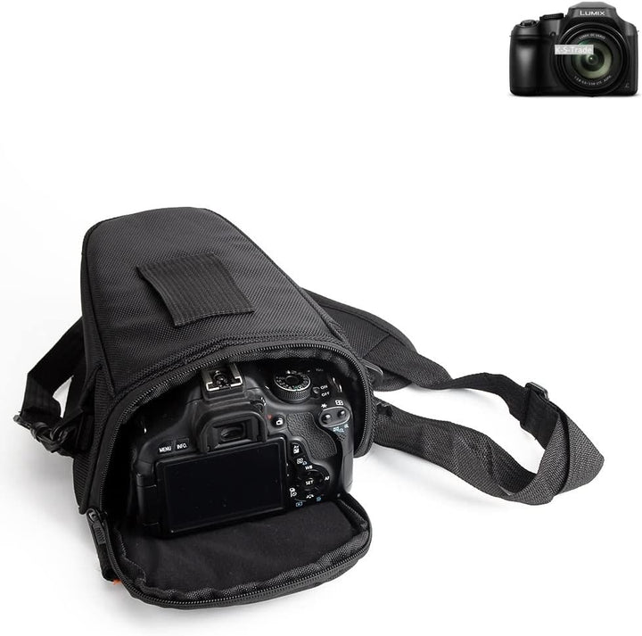 K-S-Trade Kameratasche Für Panasonic Lumix DC-FZ82 Kameratasche Fototasche Schultertasche Umhängetas